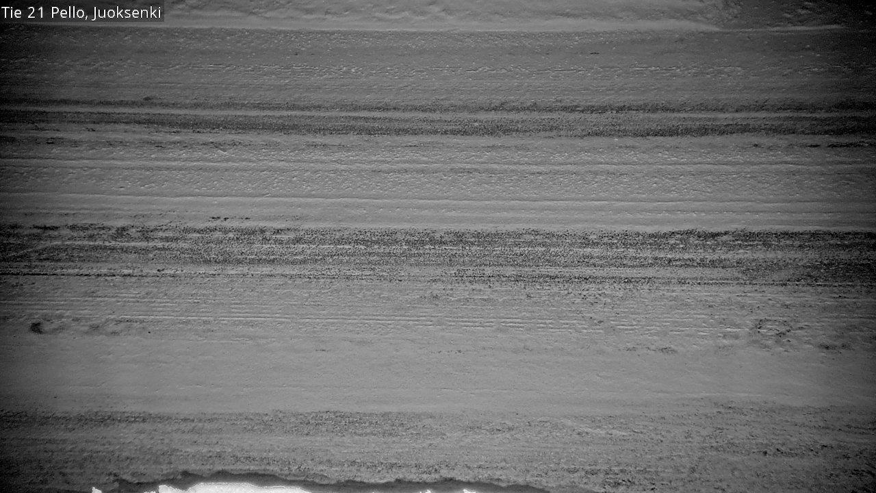 Weather Camera Image Road 21 Pello Juoksenki, Pello, Lappi