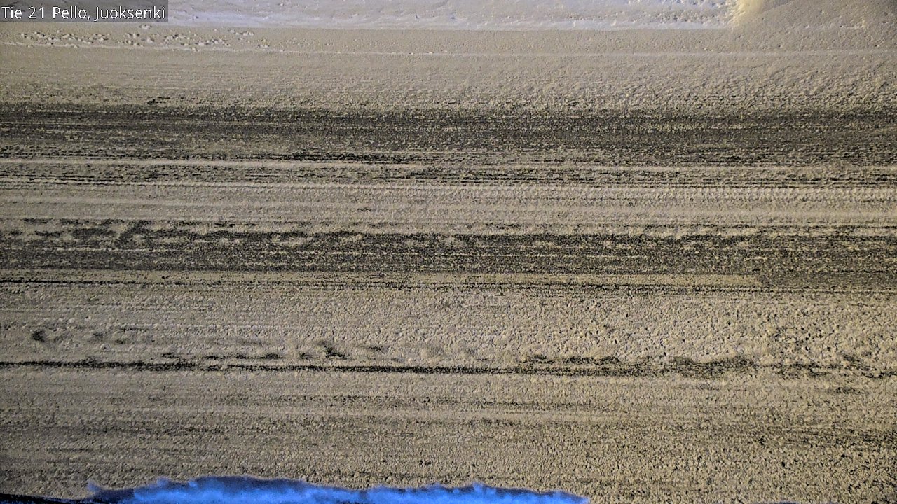 Weather Camera Image Road 21 Pello Juoksenki, Pello, Lappi