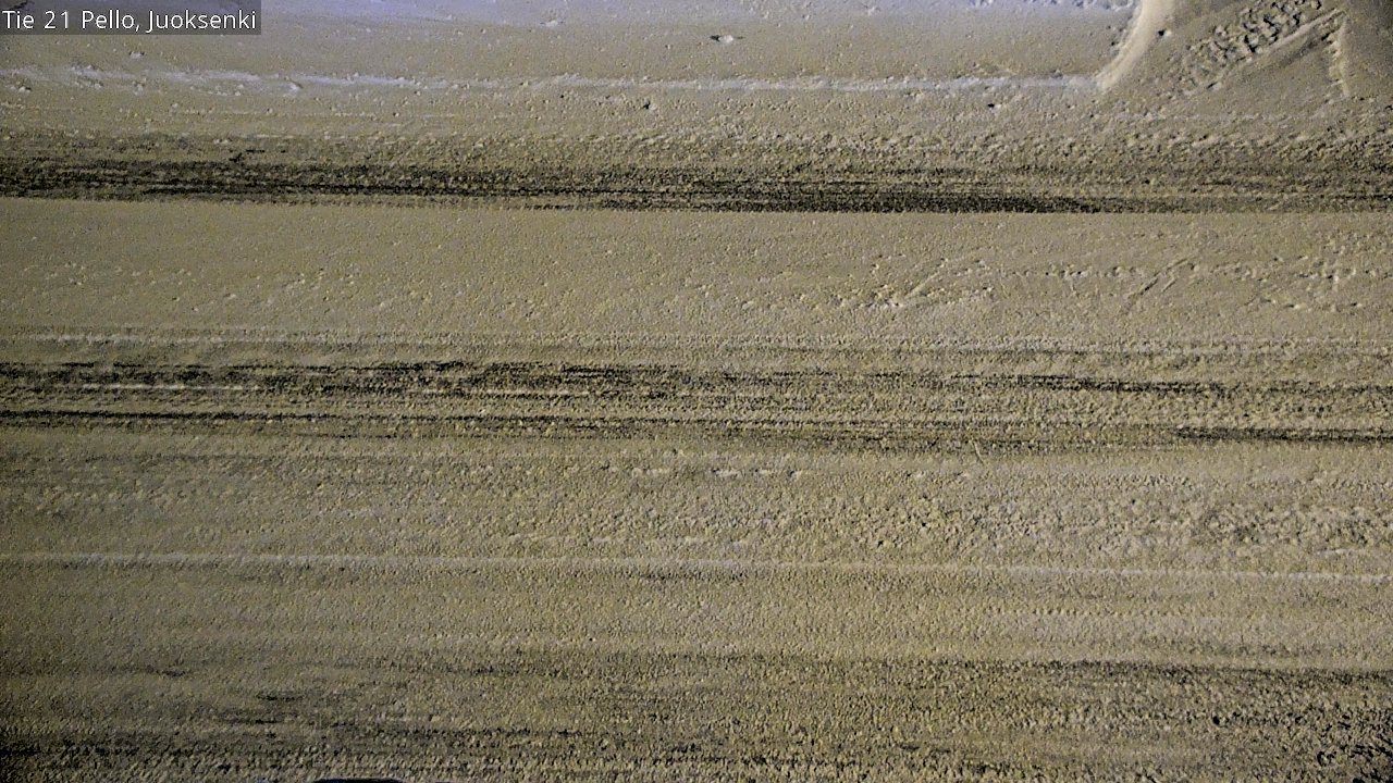Weather Camera Image Road 21 Pello Juoksenki, Pello, Lappi