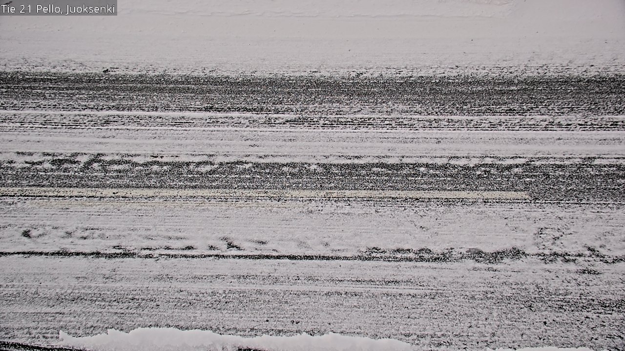 Weather Camera Image Road 21 Pello Juoksenki, Pello, Lappi