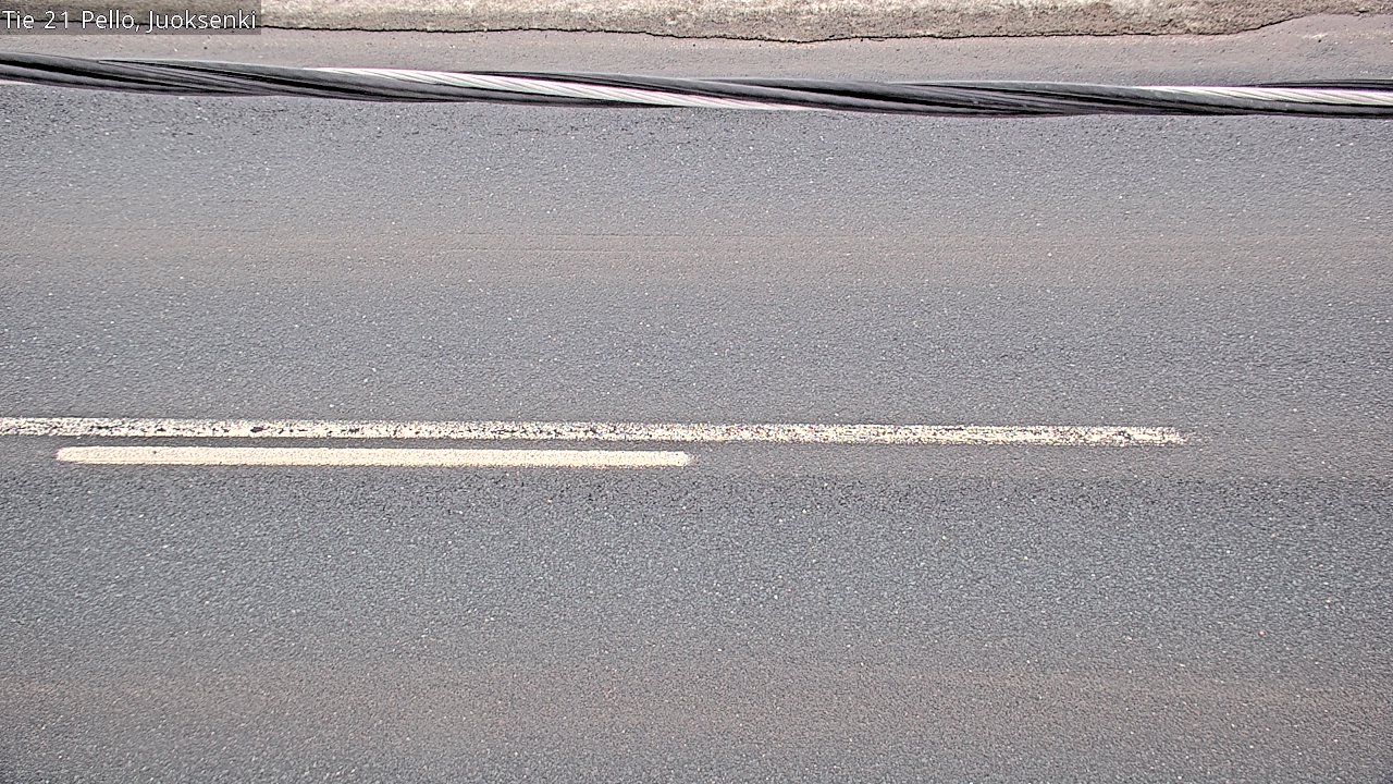 Weather Camera Image Väg 21 Pello Juoksenki, Pello, Lappi