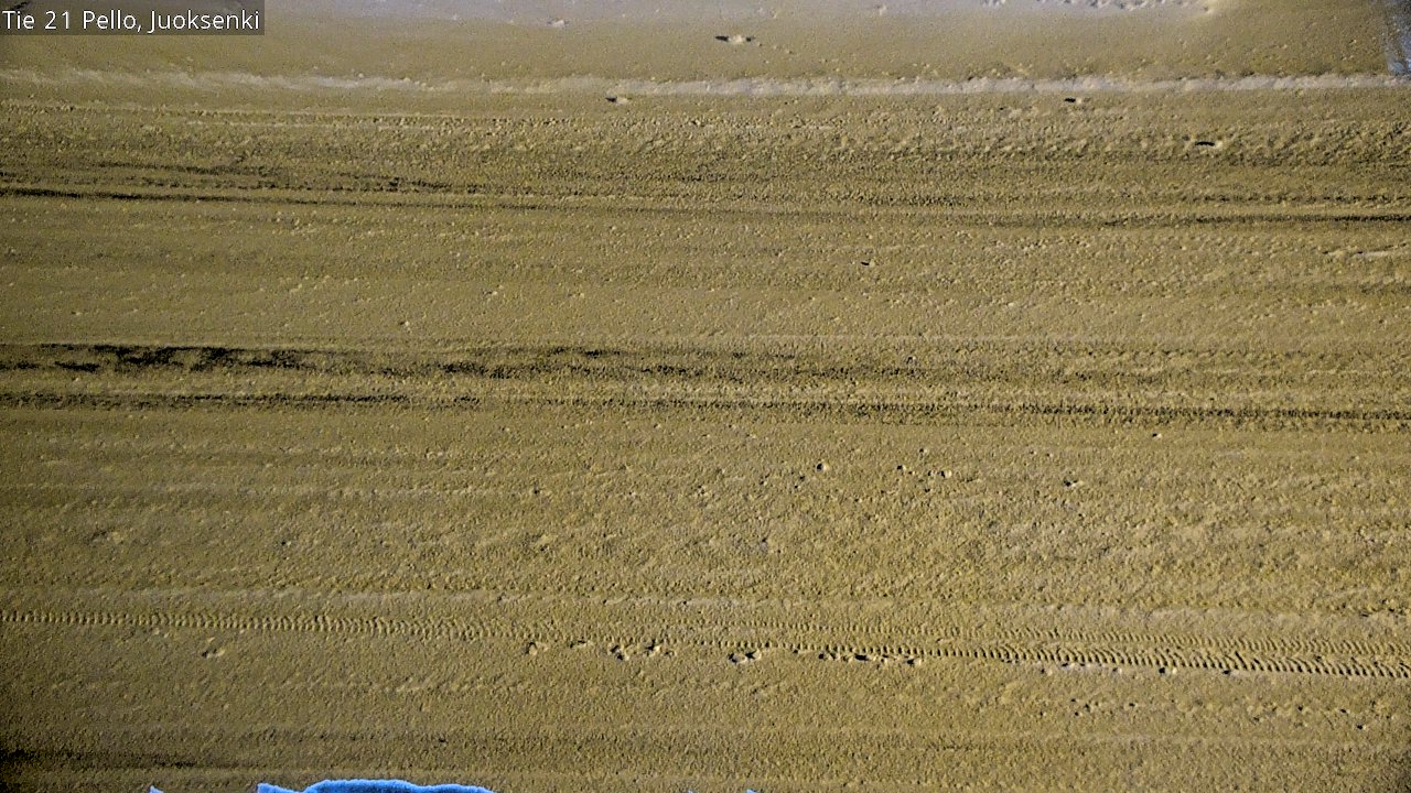Weather Camera Image Road 21 Pello Juoksenki, Pello, Lappi