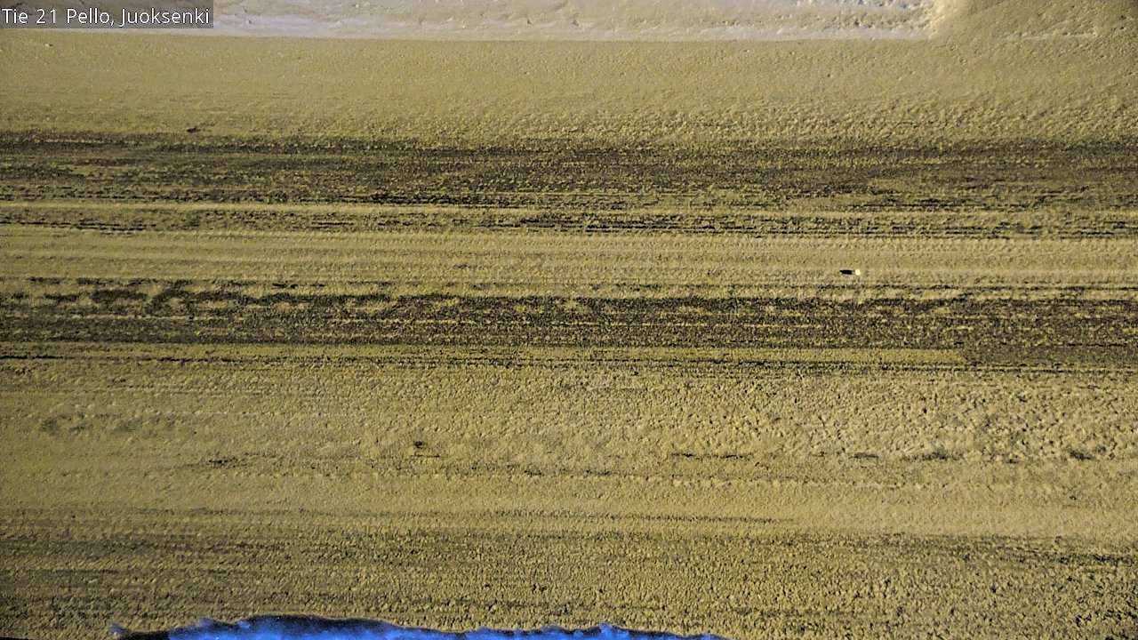 Weather Camera Image Road 21 Pello Juoksenki, Pello, Lappi