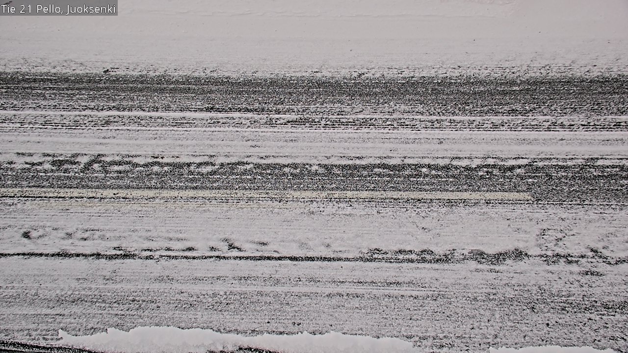 Weather Camera Image Road 21 Pello Juoksenki, Pello, Lappi