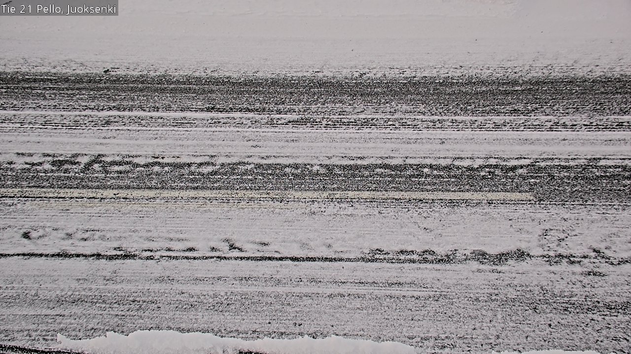 Weather Camera Image Road 21 Pello Juoksenki, Pello, Lappi