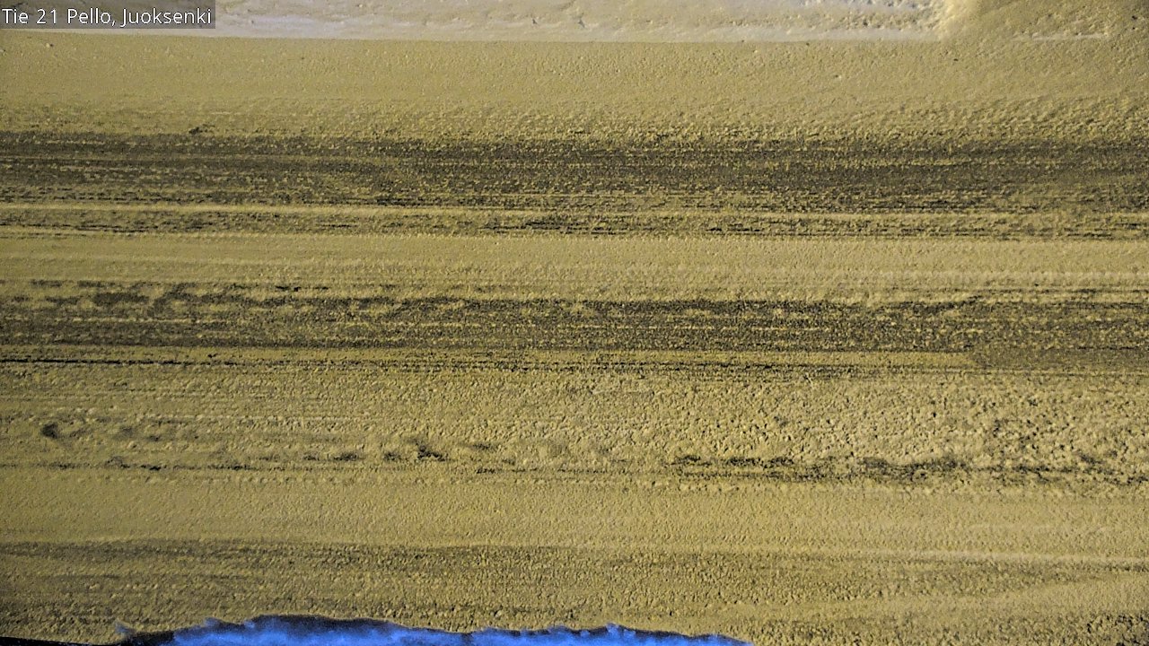 Weather Camera Image Road 21 Pello Juoksenki, Pello, Lappi