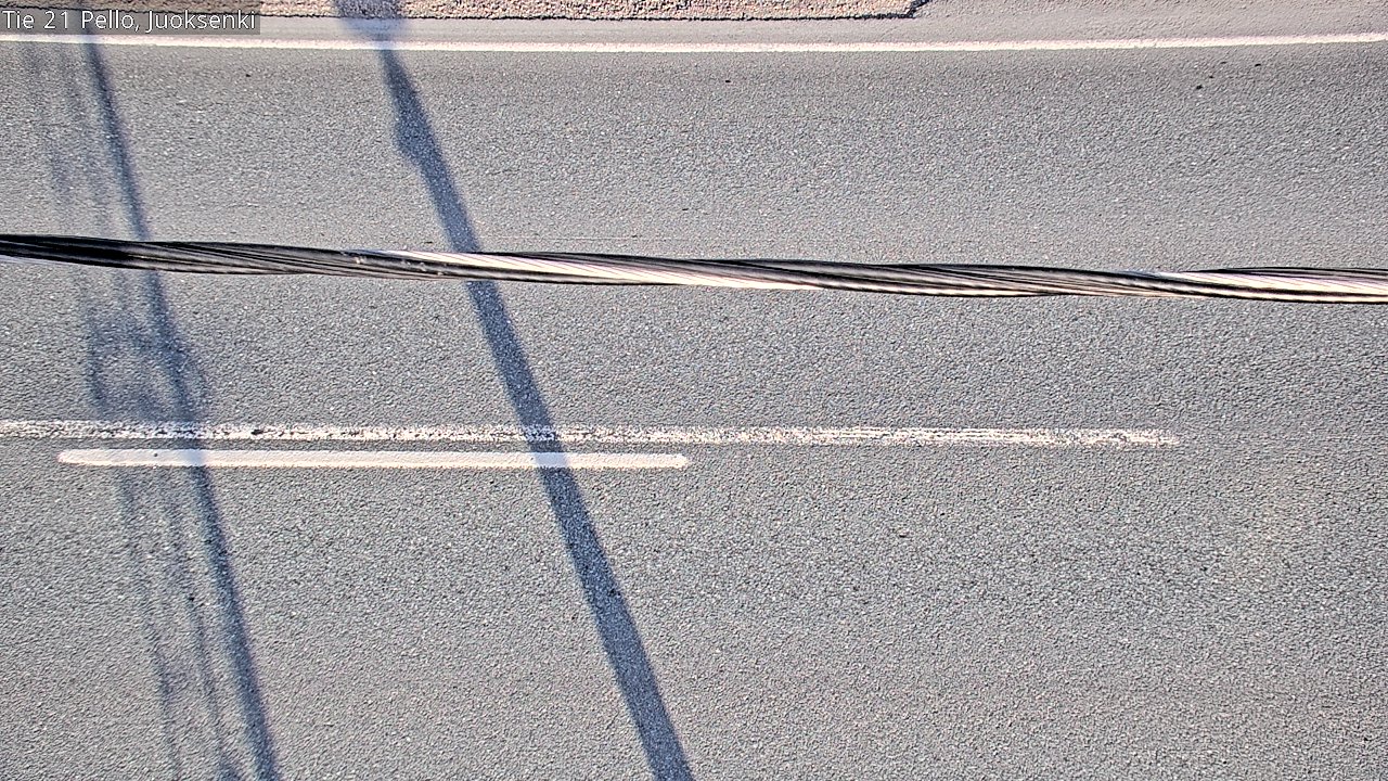 Weather Camera Image Road 21 Pello Juoksenki, Pello, Lappi