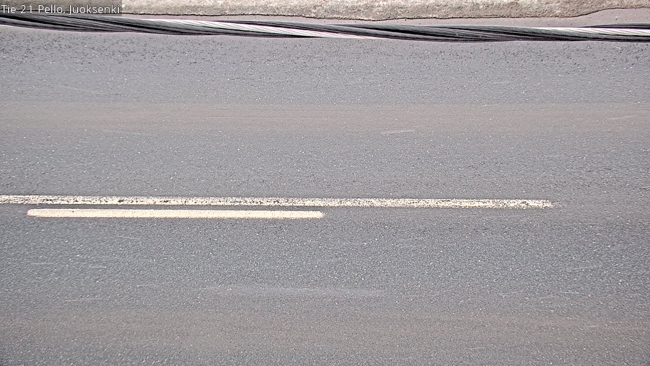 Weather Camera Image Väg 21 Pello Juoksenki, Pello, Lappi