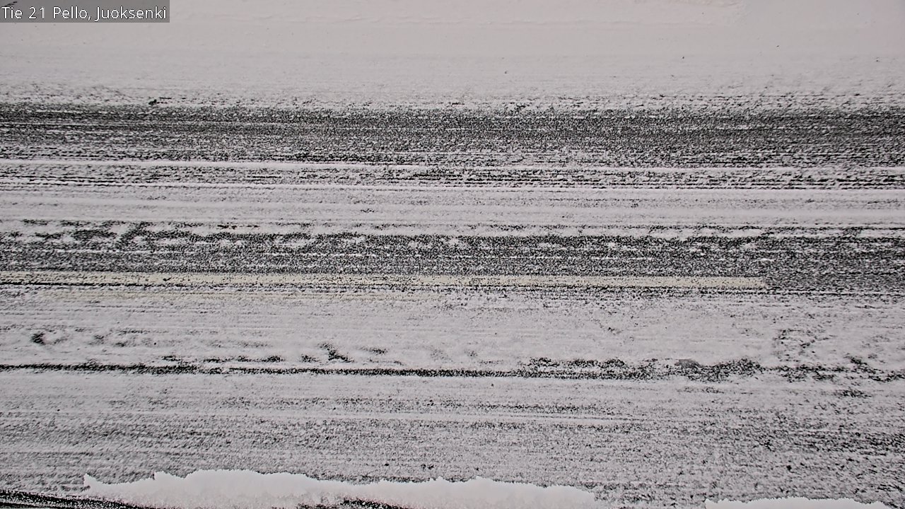Weather Camera Image Road 21 Pello Juoksenki, Pello, Lappi