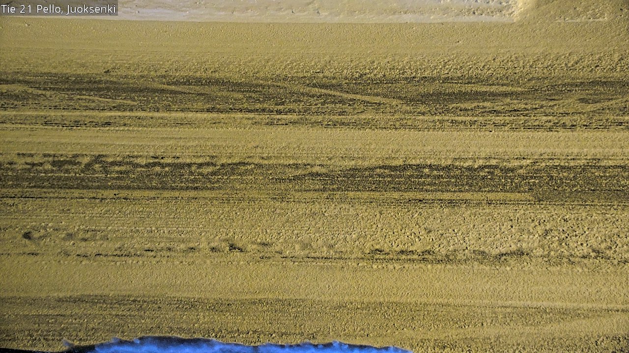 Weather Camera Image Road 21 Pello Juoksenki, Pello, Lappi