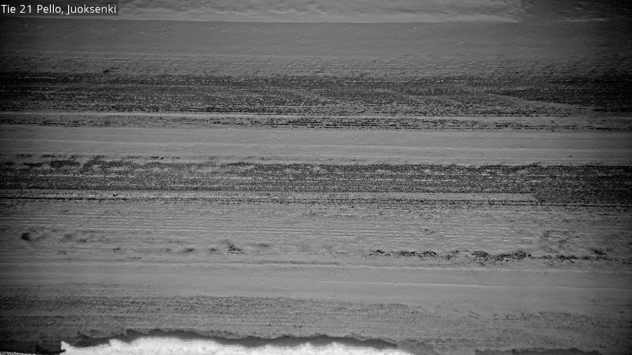 Weather Camera Image Road 21 Pello Juoksenki, Pello, Lappi