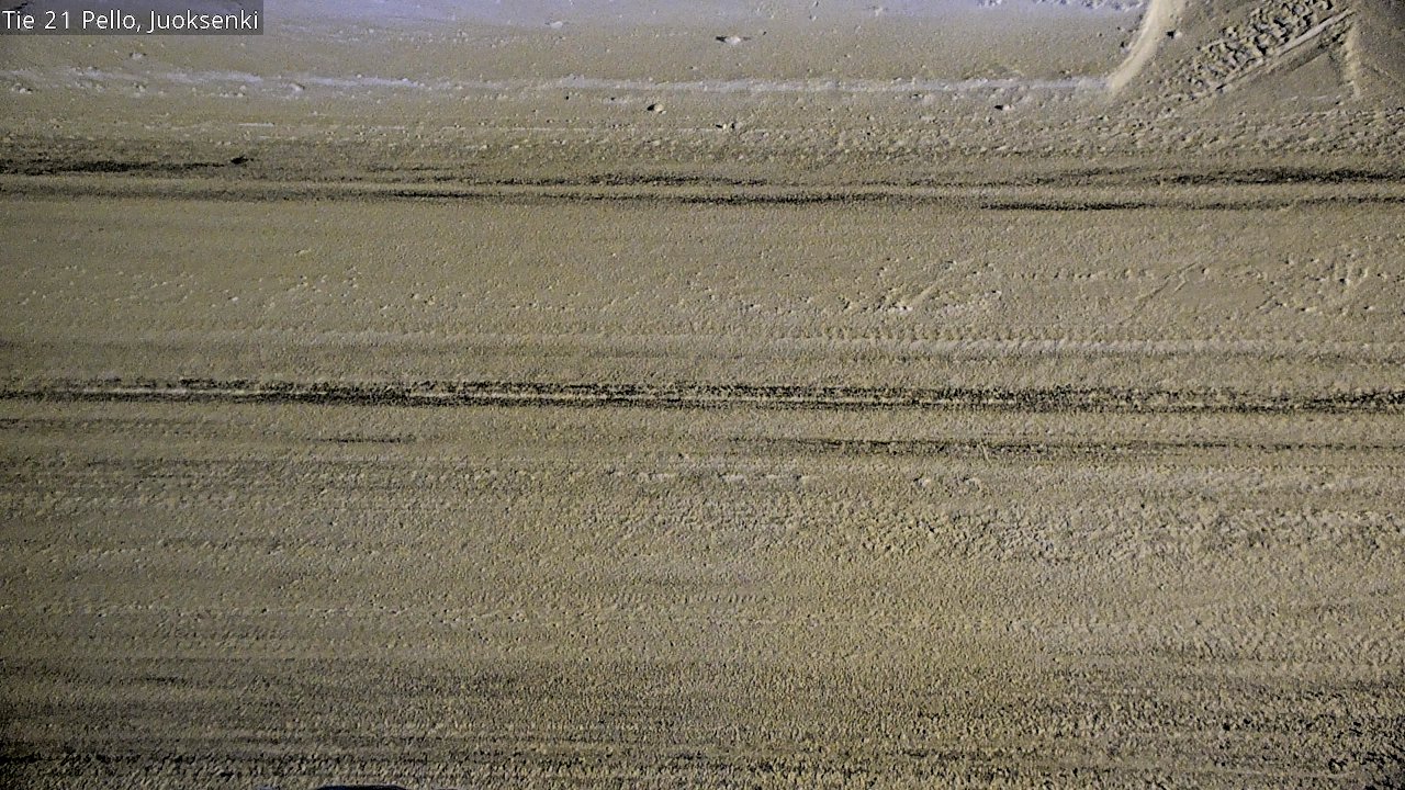Weather Camera Image Road 21 Pello Juoksenki, Pello, Lappi