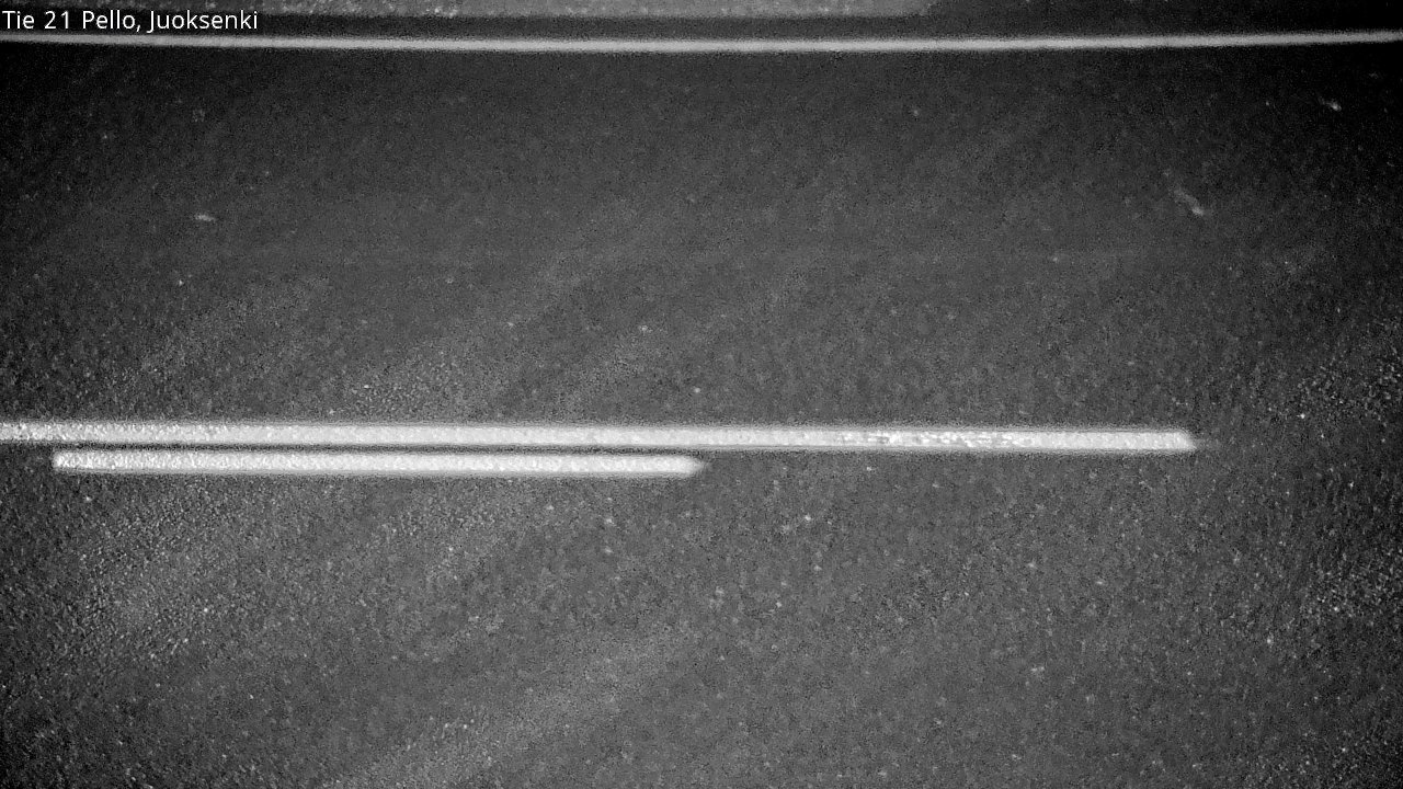 Weather Camera Image Väg 21 Pello Juoksenki, Pello, Lappi