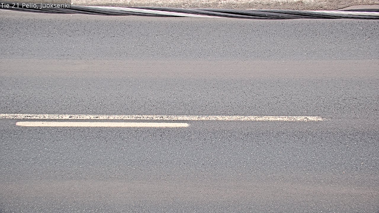 Weather Camera Image Väg 21 Pello Juoksenki, Pello, Lappi
