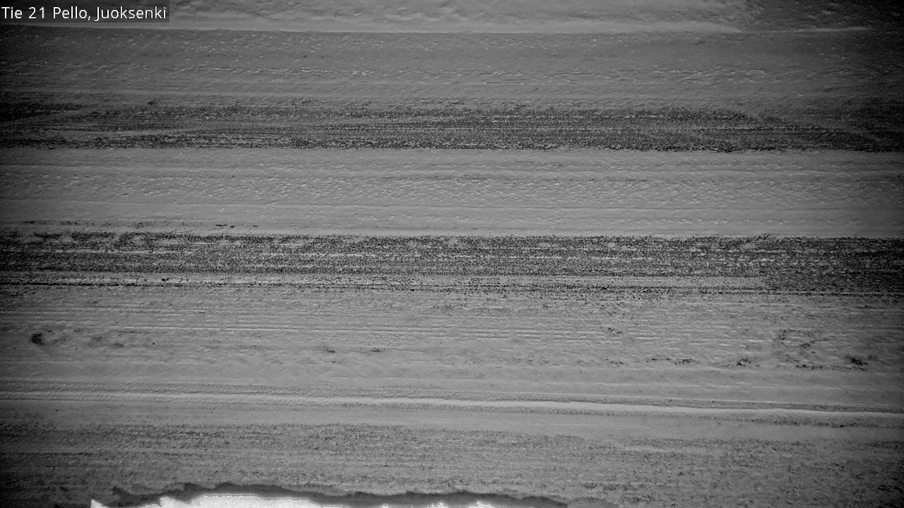 Weather Camera Image Road 21 Pello Juoksenki, Pello, Lappi