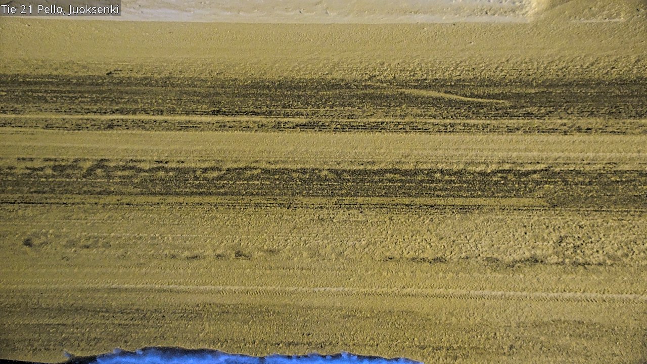 Weather Camera Image Road 21 Pello Juoksenki, Pello, Lappi