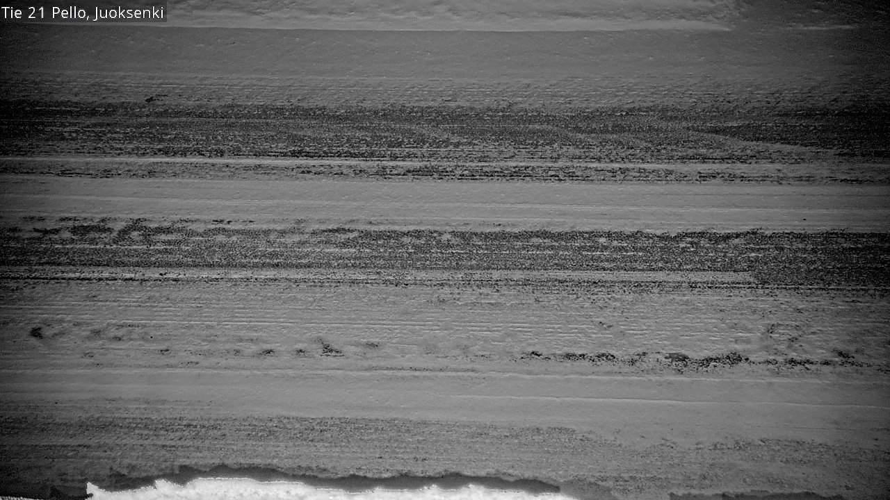 Weather Camera Image Road 21 Pello Juoksenki, Pello, Lappi