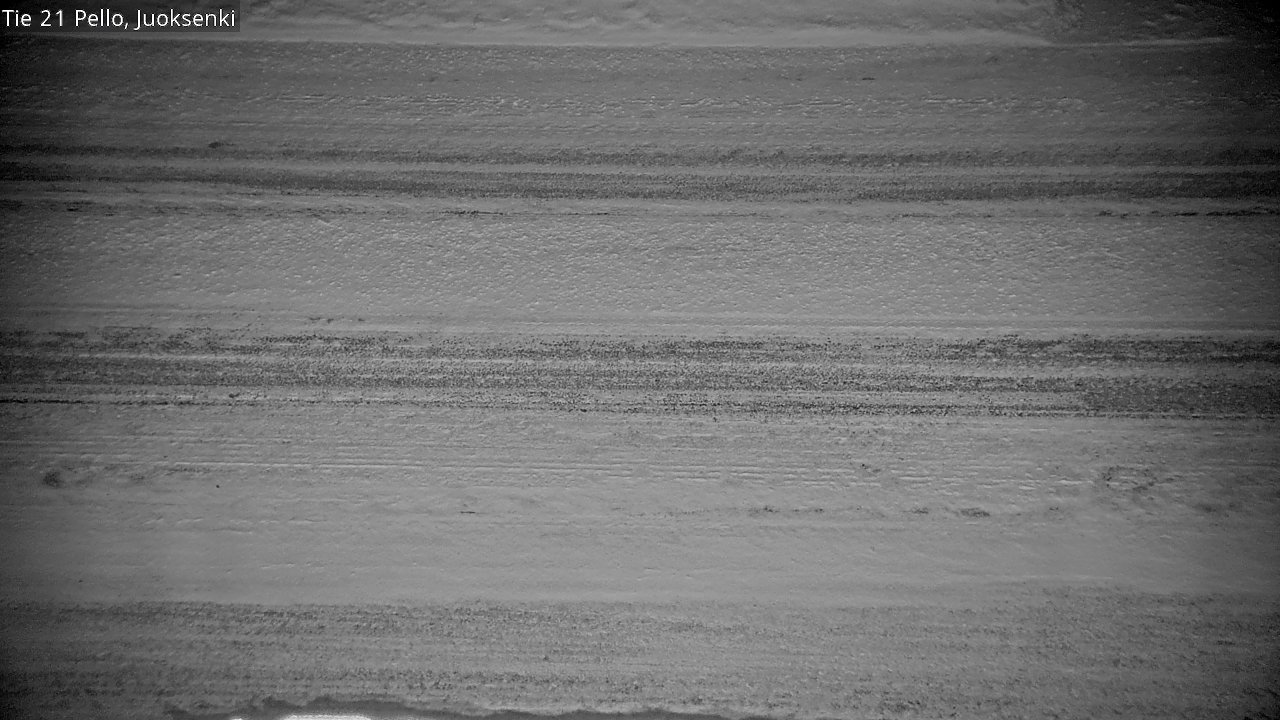 Weather Camera Image Road 21 Pello Juoksenki, Pello, Lappi