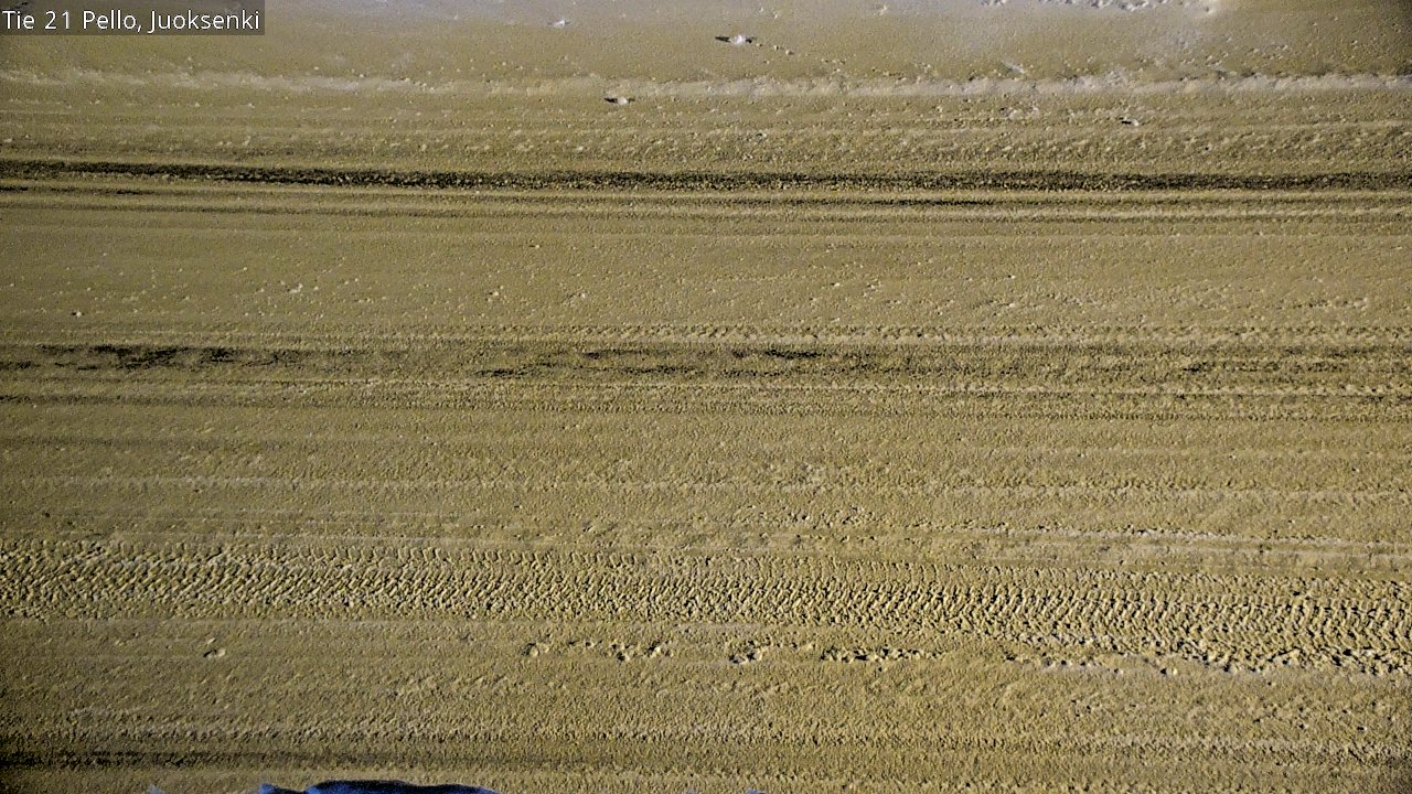 Weather Camera Image Road 21 Pello Juoksenki, Pello, Lappi