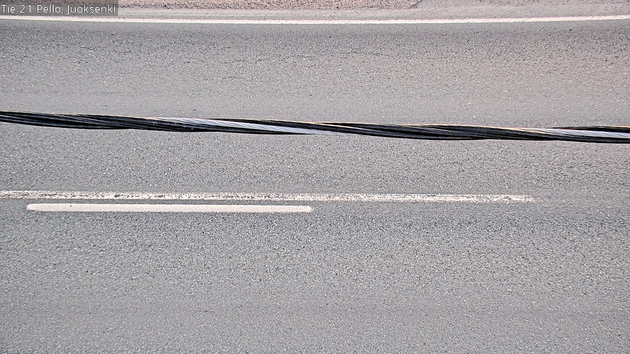 Kelikamerat Kuva Tie 21 Pello Juoksenki, Pello, Lappi