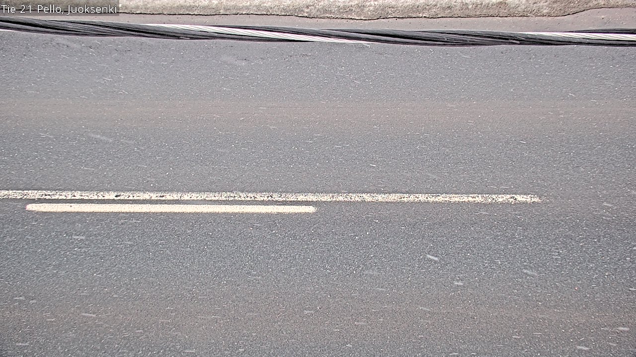 Weather Camera Image Väg 21 Pello Juoksenki, Pello, Lappi