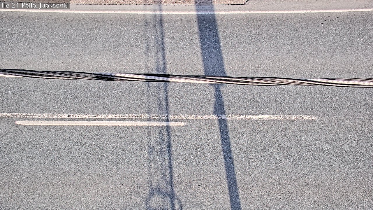 Weather Camera Image Road 21 Pello Juoksenki, Pello, Lappi