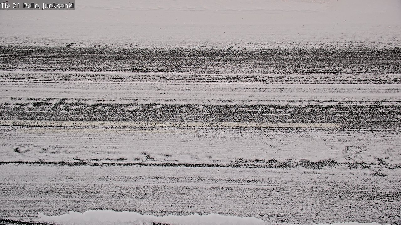 Weather Camera Image Road 21 Pello Juoksenki, Pello, Lappi