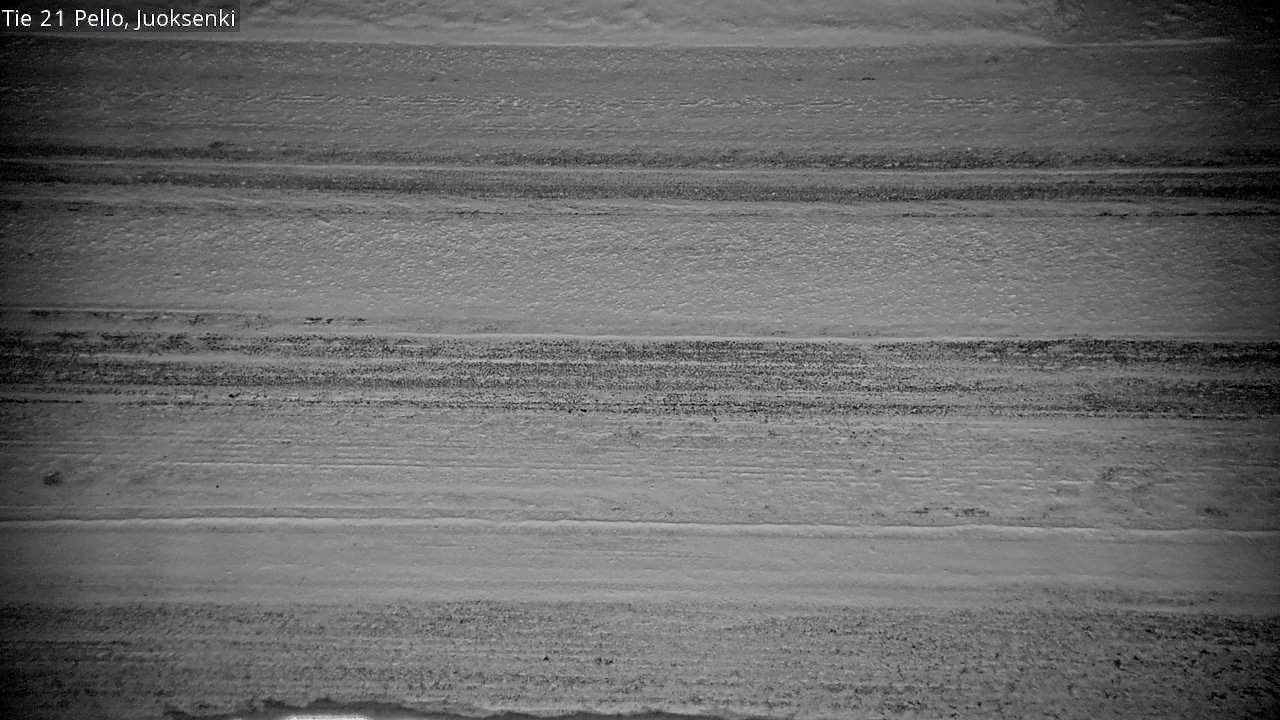 Weather Camera Image Road 21 Pello Juoksenki, Pello, Lappi