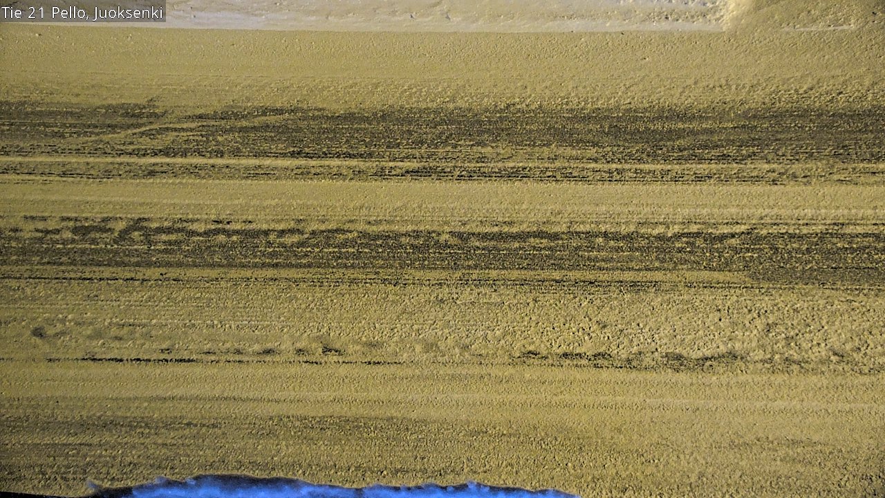 Weather Camera Image Road 21 Pello Juoksenki, Pello, Lappi