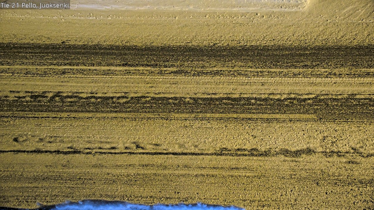 Weather Camera Image Väg 21 Pello Juoksenki, Pello, Lappi