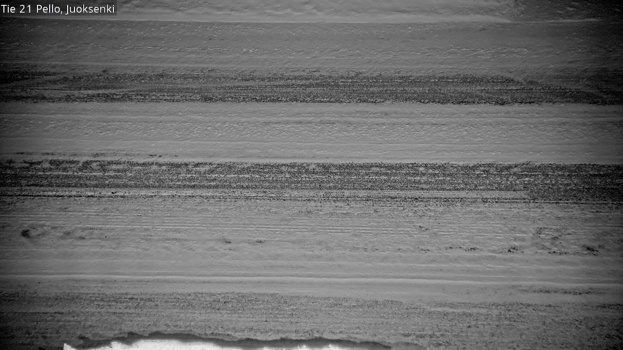 Weather Camera Image Road 21 Pello Juoksenki, Pello, Lappi