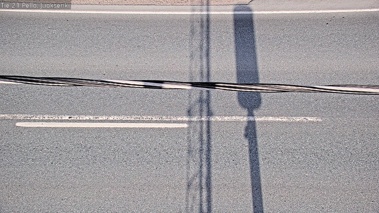 Weather Camera Image Road 21 Pello Juoksenki, Pello, Lappi