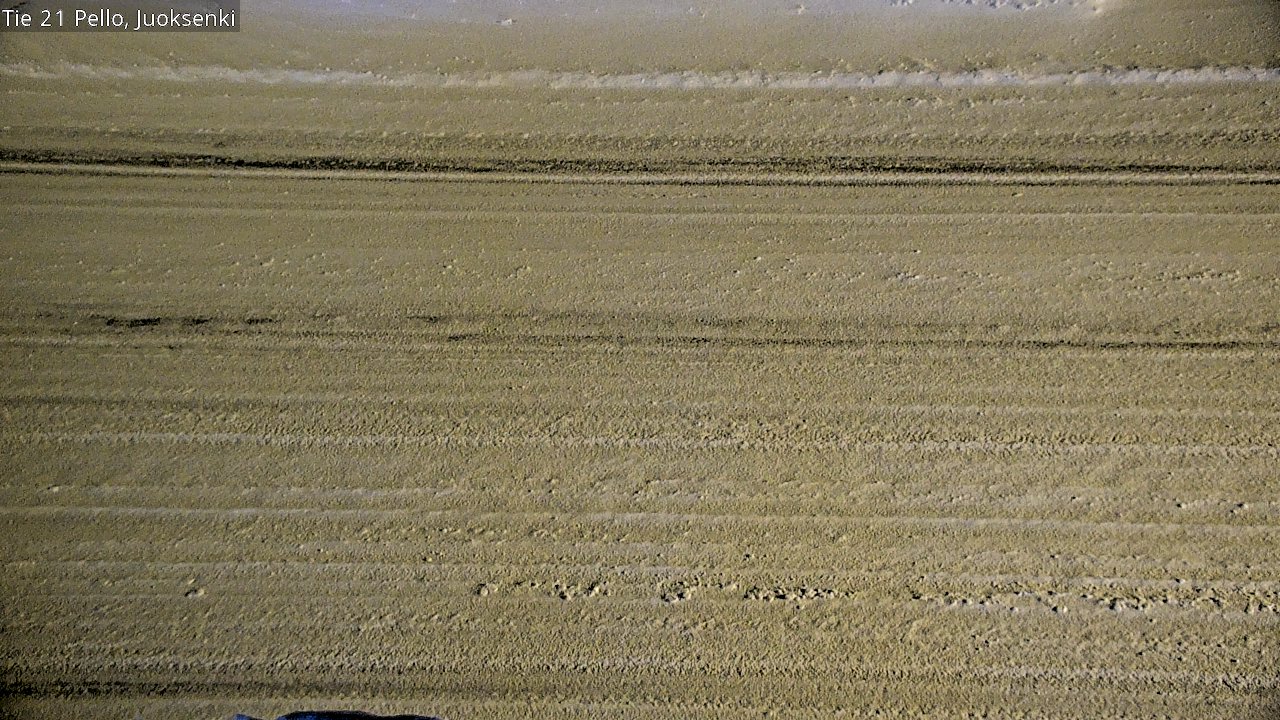 Weather Camera Image Road 21 Pello Juoksenki, Pello, Lappi