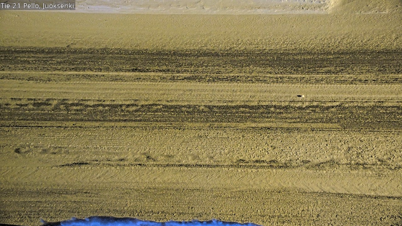 Weather Camera Image Road 21 Pello Juoksenki, Pello, Lappi