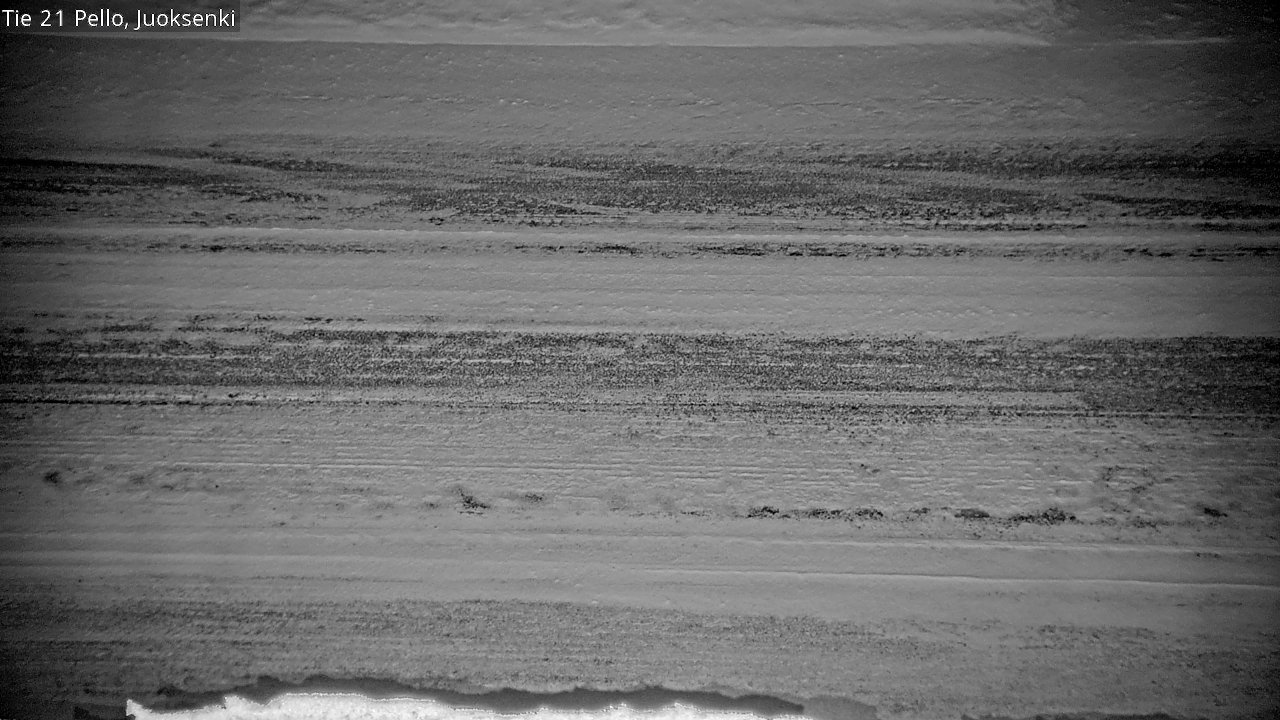 Weather Camera Image Road 21 Pello Juoksenki, Pello, Lappi