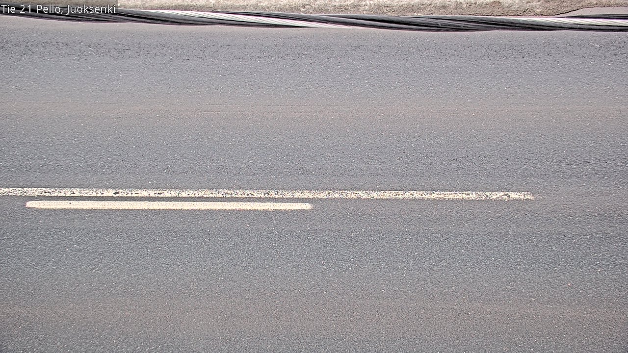 Weather Camera Image Väg 21 Pello Juoksenki, Pello, Lappi