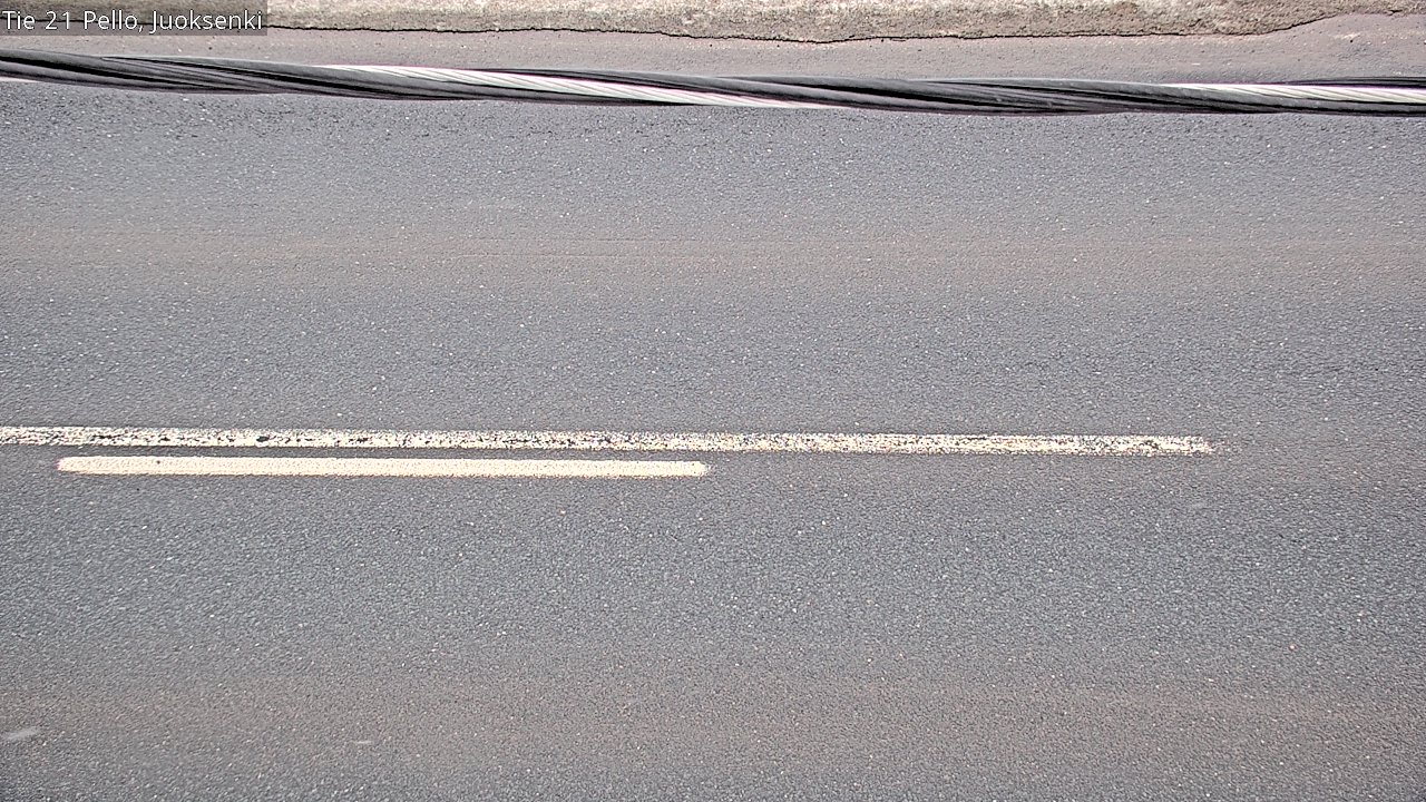 Weather Camera Image Väg 21 Pello Juoksenki, Pello, Lappi