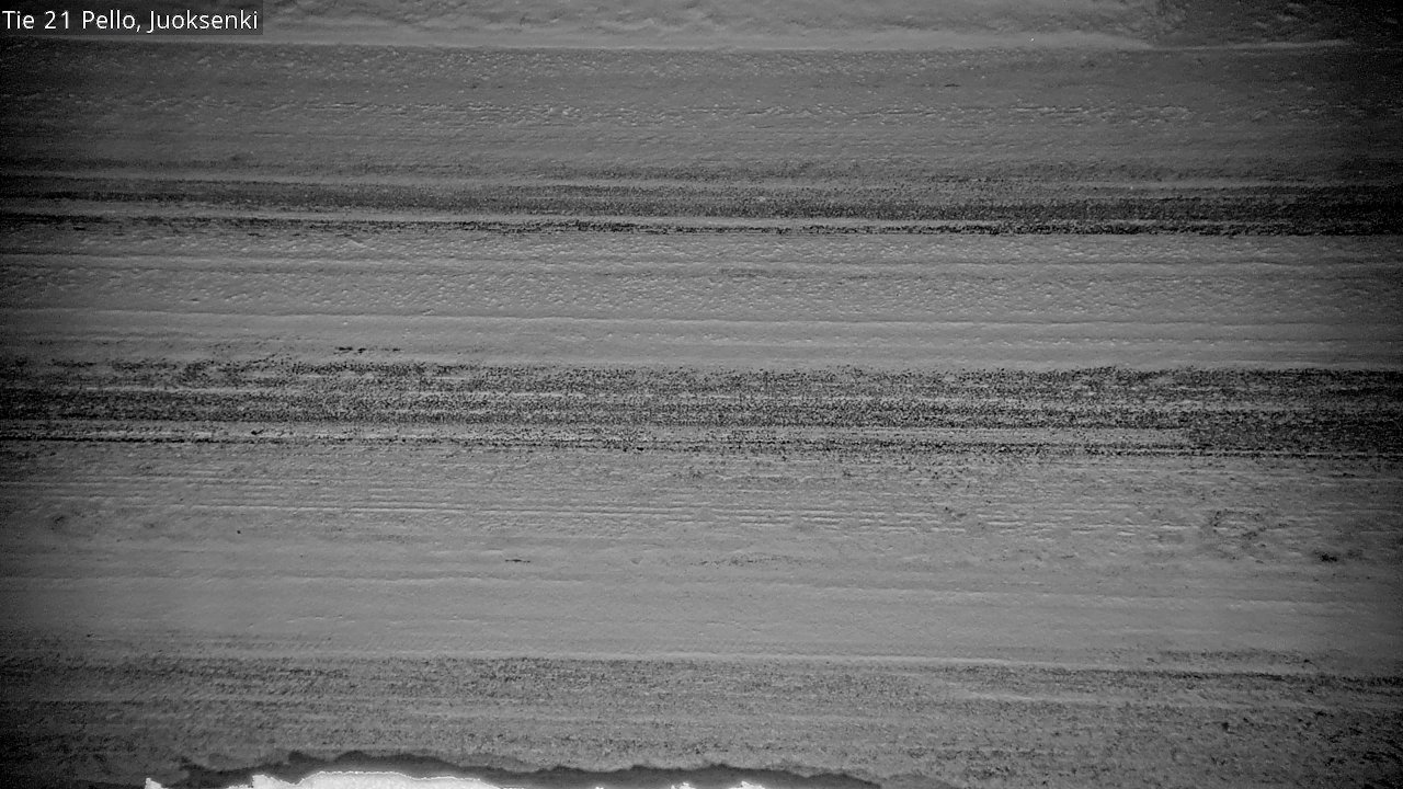 Weather Camera Image Road 21 Pello Juoksenki, Pello, Lappi