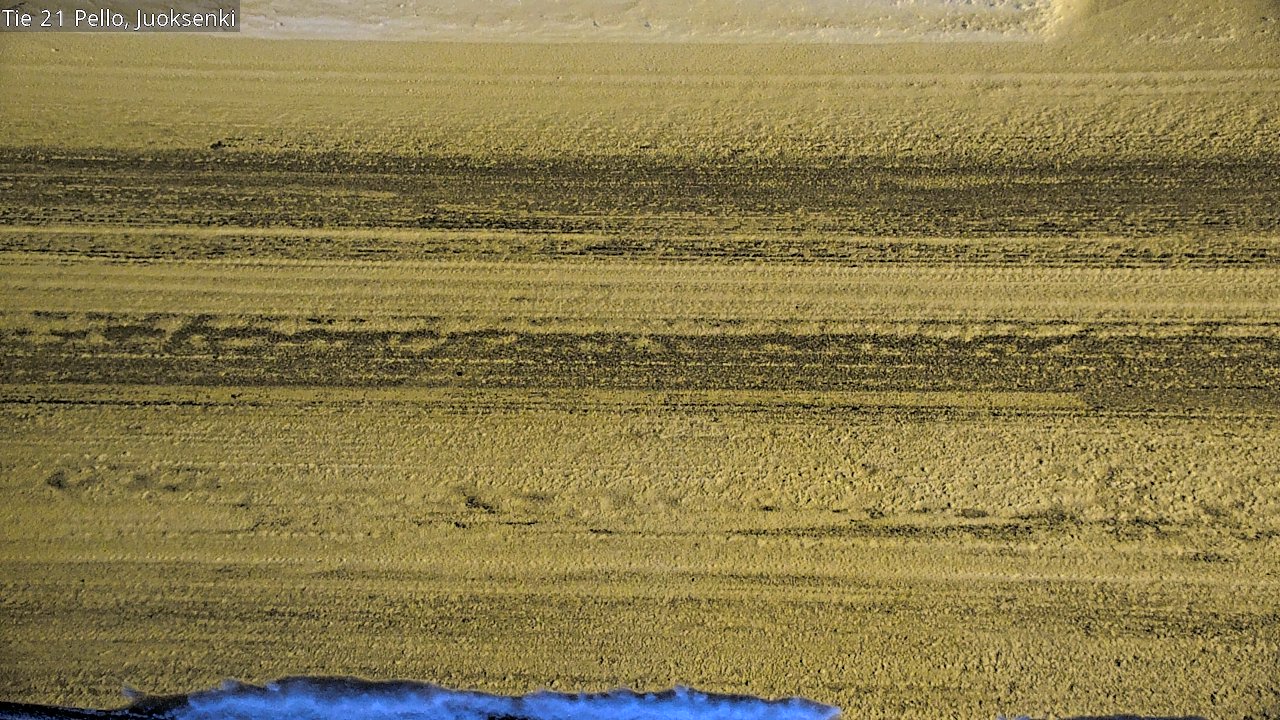 Weather Camera Image Road 21 Pello Juoksenki, Pello, Lappi