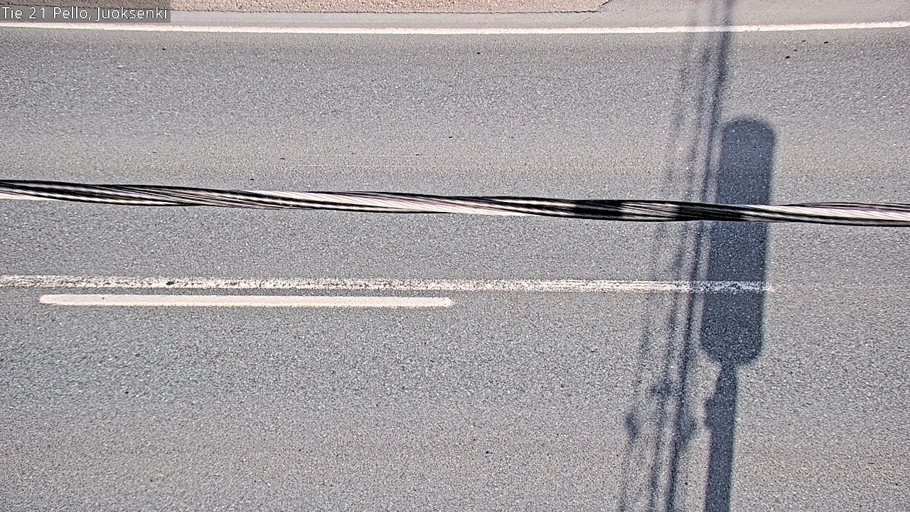 Weather Camera Image Road 21 Pello Juoksenki, Pello, Lappi