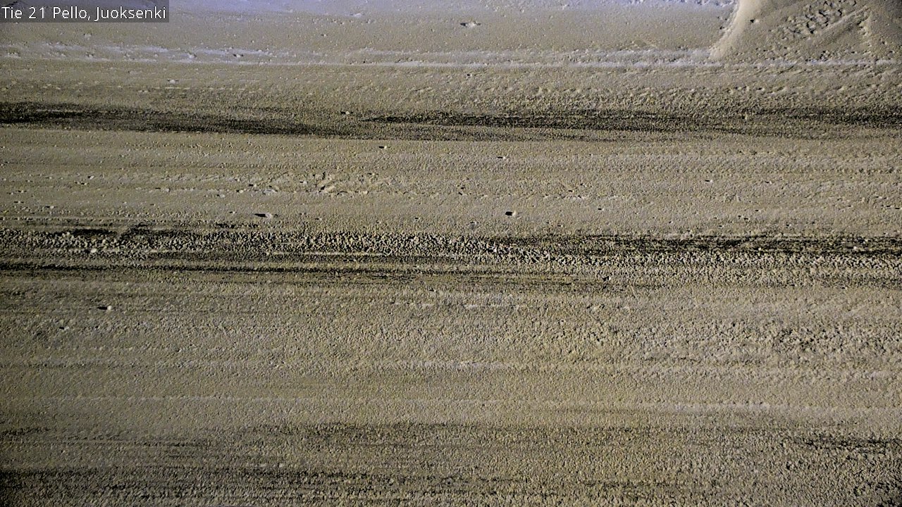 Weather Camera Image Road 21 Pello Juoksenki, Pello, Lappi