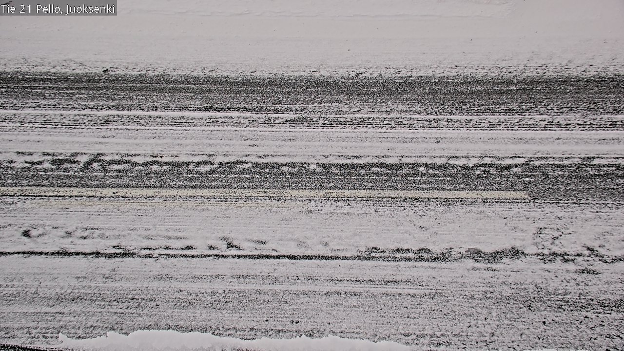 Weather Camera Image Road 21 Pello Juoksenki, Pello, Lappi