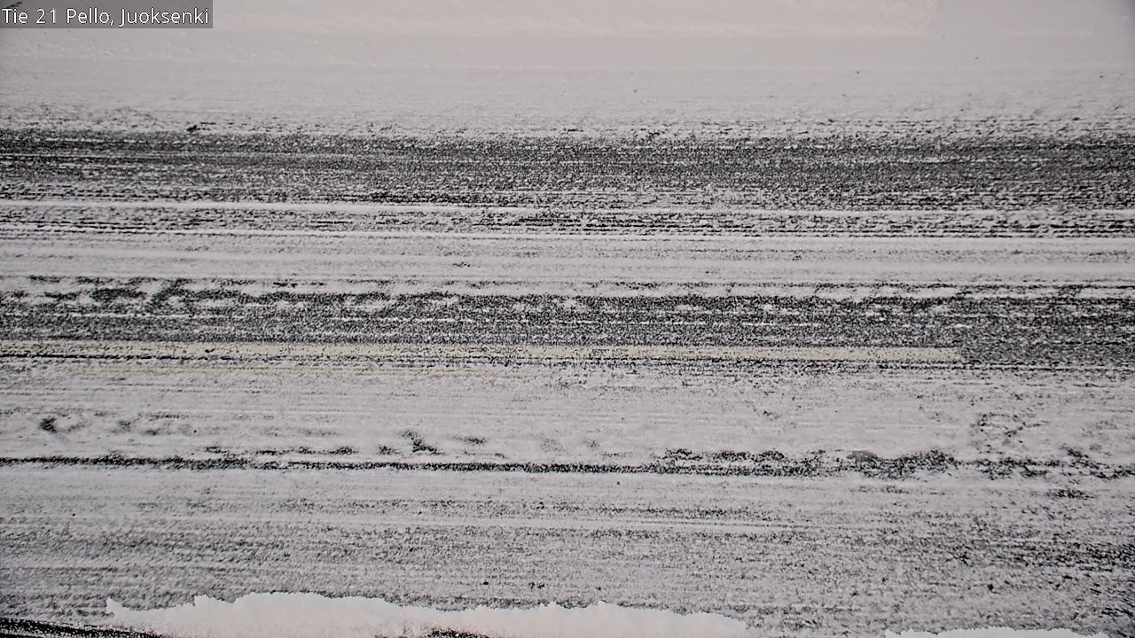 Weather Camera Image Road 21 Pello Juoksenki, Pello, Lappi