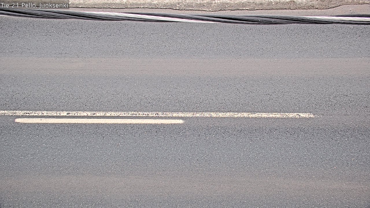 Weather Camera Image Väg 21 Pello Juoksenki, Pello, Lappi