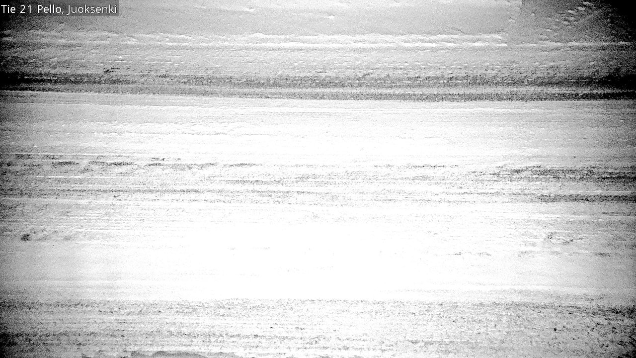 Weather Camera Image Road 21 Pello Juoksenki, Pello, Lappi