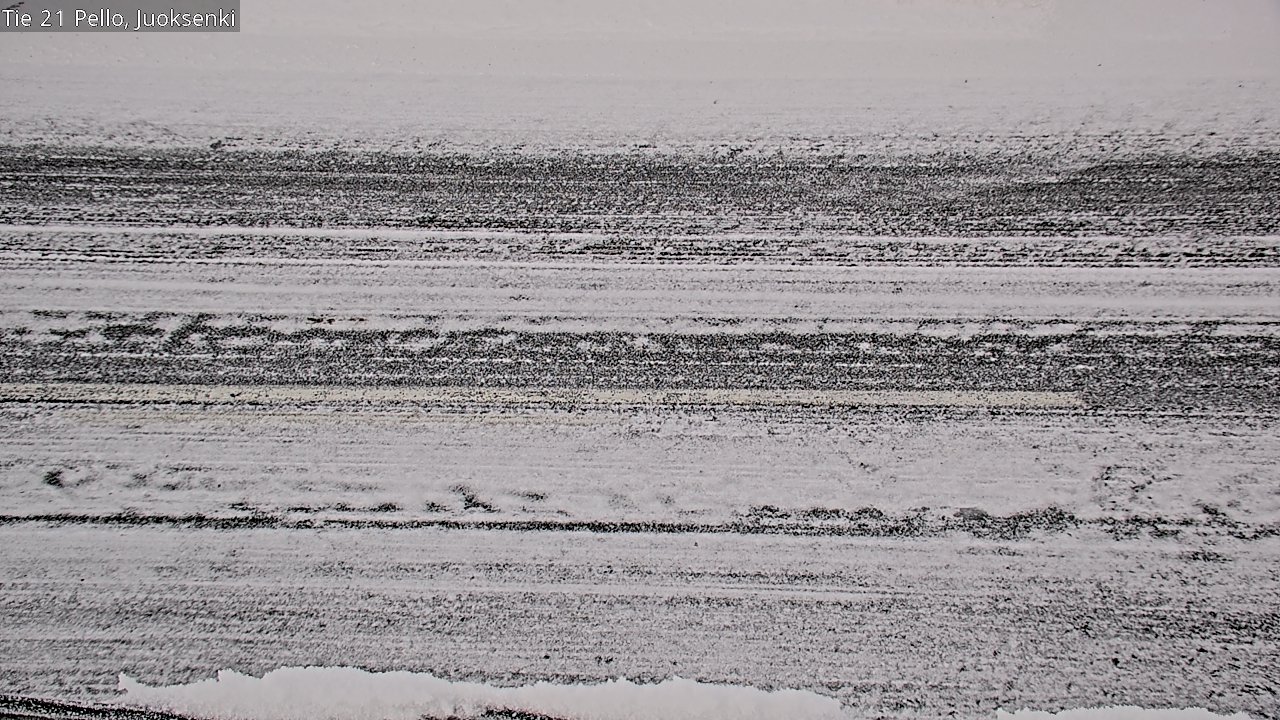 Weather Camera Image Road 21 Pello Juoksenki, Pello, Lappi