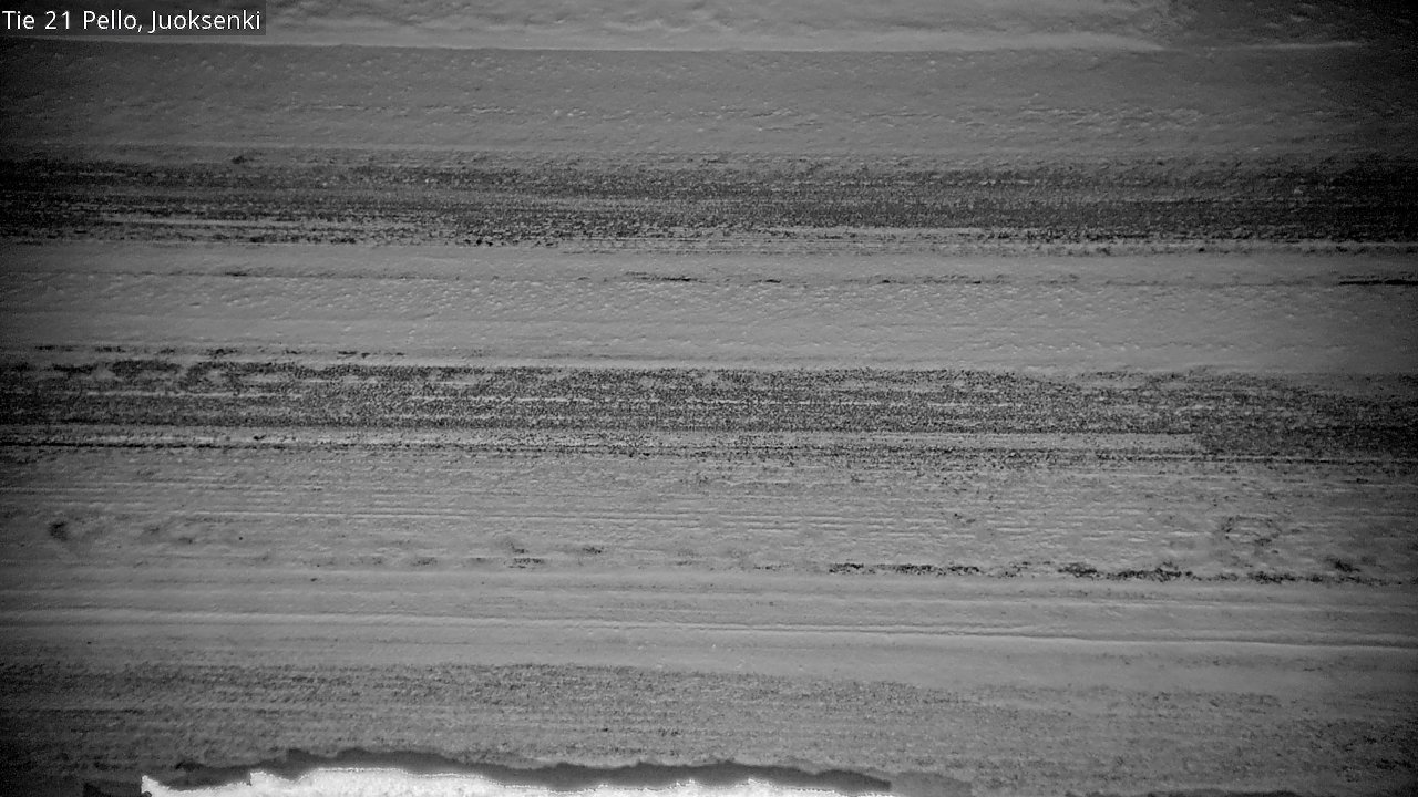 Weather Camera Image Road 21 Pello Juoksenki, Pello, Lappi