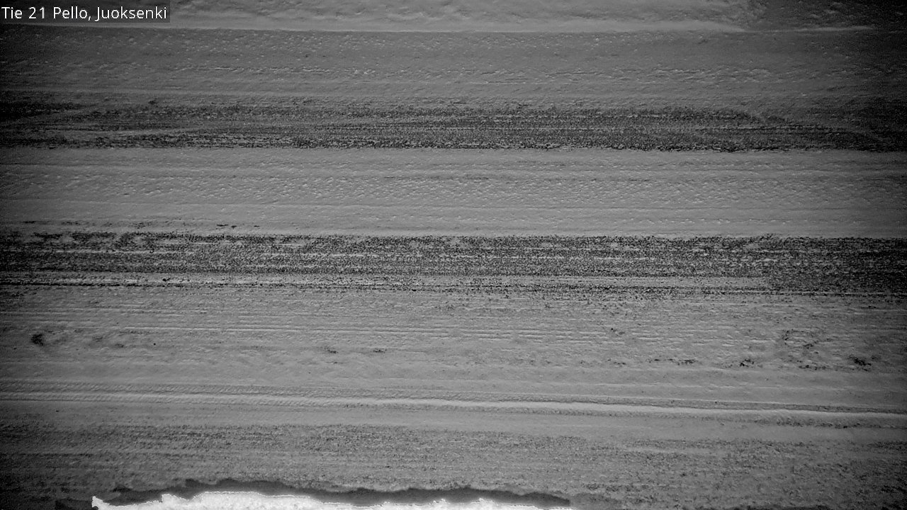 Weather Camera Image Road 21 Pello Juoksenki, Pello, Lappi