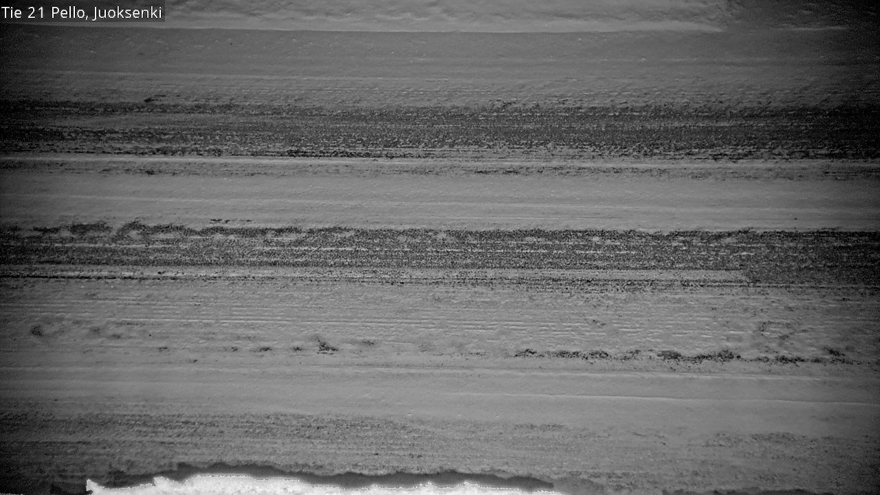 Weather Camera Image Road 21 Pello Juoksenki, Pello, Lappi