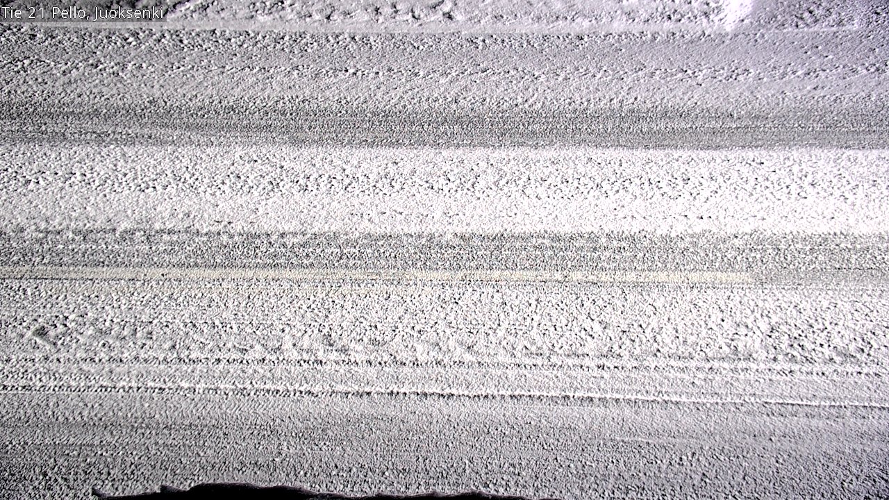 Weather Camera Image Road 21 Pello Juoksenki, Pello, Lappi